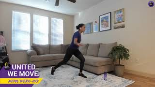 Home Work In Trainer Aja Leads A Cardio & Leg Workout