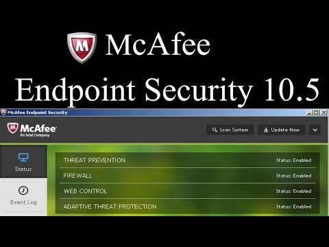 McAfee Endpoint Security 10 5 - YouTube