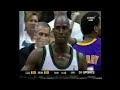 Kevin Garnett 23 Points 5 Ast Vs. Lakers, 2002-03.