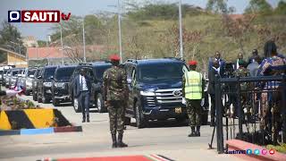 C-IN-C ARRIVES! President Ruto,CDF Ogolla entrance at Embakasi Garrison for Kenya Defence Forces Day