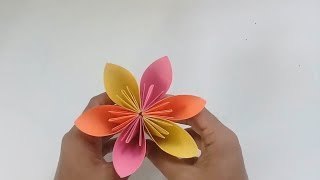 DIY Paper Flower - How to make a Kusudama Paper Flower - kusudama origami flowers tutorial
