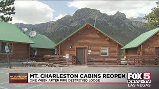 Mt. Charleston Lodge cabins set to reopen for overnight stays