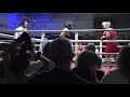 Final Round Oscar Lara (Black) vs Xavier Dozal (Red) amateur bout at Bound Boxing on Friday 2/7/20