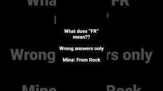 What does FR mean