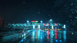 [Rain Driving] My longing for you can't be stopped even by this pouring rain. Rain sound ASMR