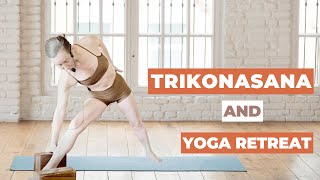 Radically shift towards your goals with Trikonasana and yoga retreats