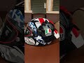 Joan Mir’s special livery helmet from the Circuit of the Americas 2021 race. #agv #agvhelmets