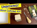 Unboxing! Beavercraft Bear Carving Kit for beginners!