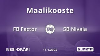 Maalikooste: FB Factor - SB Nivala (Inssi-Divari N)