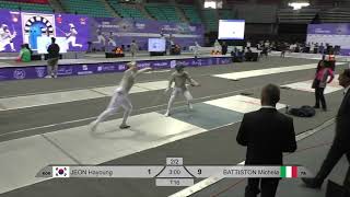 2025 1431 T16 01 F S Individual Tunis TUN GP BLUE JEON KOR vs BATTISTON ITA