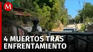 Enfrentamiento armado deja a cuatro abatidos en Acapulco, Guerrero