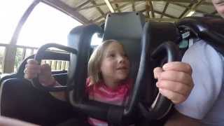 Alyssa's First Roller Coaster Ride