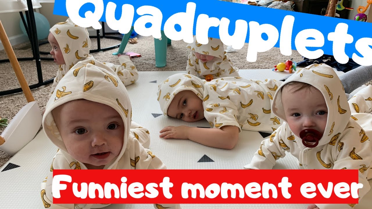 Quadruplets Funniest Moment Ever (hilarious Babies) - YouTube