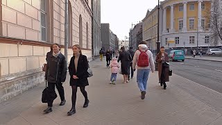 Москва. Улица Мясницкая. Вечерняя прогулка