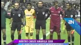 Carlos Amarilla será el árbitro que Dirigira [Vasco- La ⓤ]
