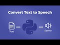 Convert Text to Speech Using Python | GeeksforGeeks