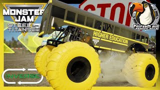 Monster Trucks Gameplay - Higher Education Inverse! [Monster Jam Steel Titans 2 Career Mode+]