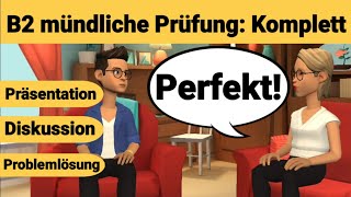 Oral exam German B2 | The presentation, the discussion and the problem solving