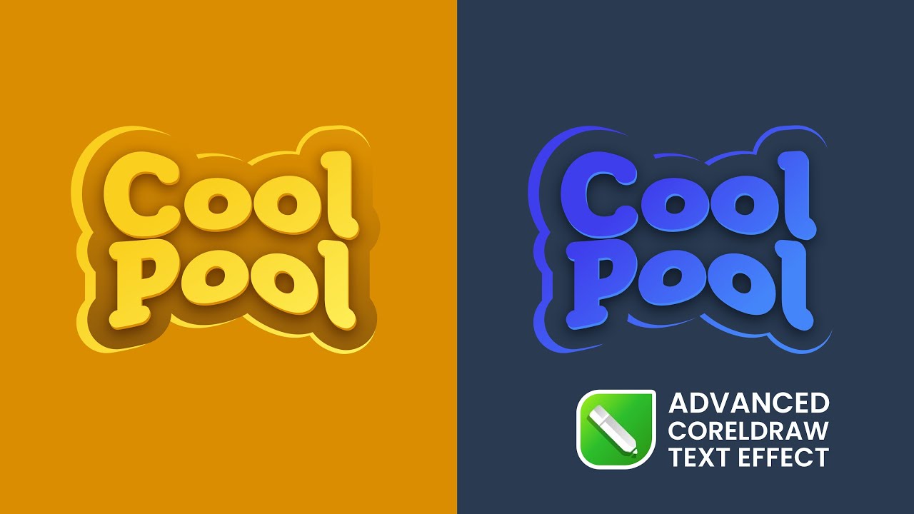 Advanced Text Effect In Coreldraw Youtube Advanced Text Effect In Coreldraw Youtube
