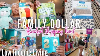 VLOG| FAMILY DOLLAR| BUDGET SHOPPING HAUL| browse, preparing for birthdays, New Finds, low income