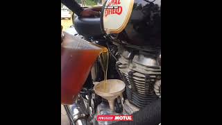 Motul 3000 15w50 Royal Enfield classic #shorts