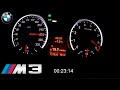 BMW M3 E92 8600RPM Manual 6 Speed Acceleration 0-200 km/h BPM Sport Stage 2 Tune