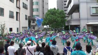 神石踊娘隊きらきら星　～2016ふくのやまよさこい(とおり町交流館)