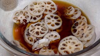 Lotus root cooking មើមឈូកកូរ៉េ