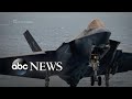 Navy reports race to rescue F35 stealth fighter jet from South China Sea