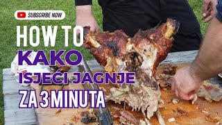 How to? | Kako isjeći jagnje za 3 minuta | Han Pijesak | Banket | Babine | Gorštak #how  #animals