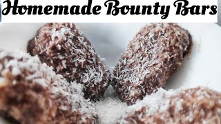 Homemade Bounty Bar in 5 minutes | Coconut Chocolate Bars | ബൗണ്ടി ബാർ | Chocolates | Ep - 17