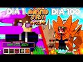 SOBREVIVI 100 DIAS no MUNDO da NARUTO JEDY ADDON no MINECRAFT ! (DIA 92 AO 100)