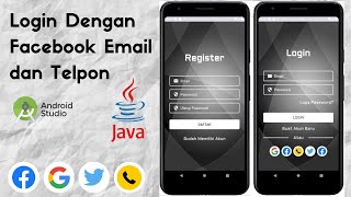 Layout Login dan Register Dengan Android Studio