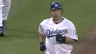 Hideo Nomo opens scoring with two-run home run