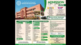 IIUI ADMISSION SPRING-2025||PROGRAM OFFERED||FEE STRUCTURE