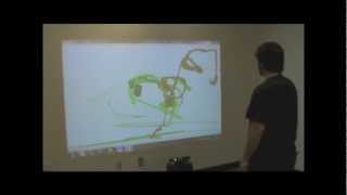 CSE Innovation Lab 2011 - 2012: Kinect Force One - Jackson Pollock Splash Painting System