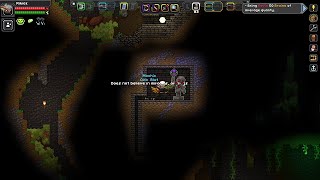 Starbound Part 210 - Searching for secrets in the starter cave