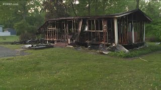 House destroyed in Southington fire