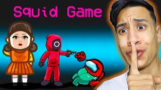 امونج اس ولكن القاتل البنت الدمية !!  لعبة الحبار | Squid Game🙅‍♀️