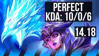 ANIVIA vs SYNDRA (MID) | 10/0/6, Rank 8 Anivia, Legendary | BR Grandmaster | 14.18