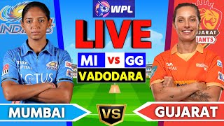 🔴LIVE - MI W vs GG W | WPL 5th MATCH LIVE | WPL LIVE | MUMBAI vs GUJRAT LIVE | MI vs GG LIVE