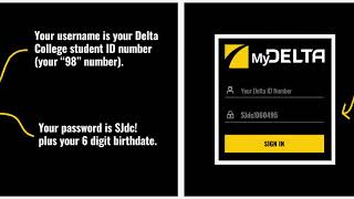 MyDelta: How to log on