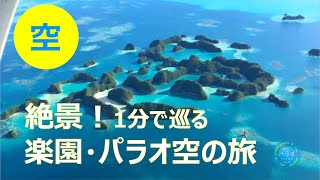 【空】1分で巡る！絶景パラオ空の旅・遊覧飛行