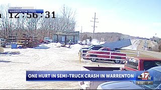 Truck driver seriously injured in Warren County crash