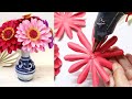 How to make Flower with Paper | Paper Flower Decorations Easy | Simple paper flower making