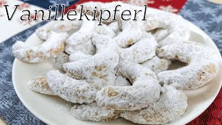 【Weihnachtsplätzchen】Vanillekipferl クリスマスお菓子のバニレキプフェル/キッフェルン/德国圣诞糖霜饼干 Christmas Cookies