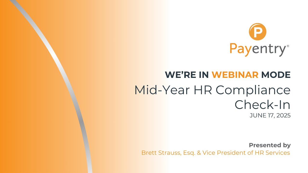 Mid Year Hr Compliance Check In 2025 Webinar Youtube