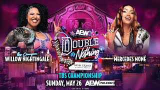 FULL MATCH - Mercedes Moné vs. Willow Nightingale: AEW Double or Nothing 2024