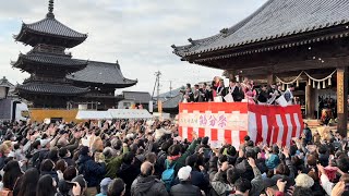 angela 志穂美悦子 豆まき 西大寺観音院 節分祭 岡山県岡山市 2025.02.02