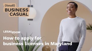 How to apply for business licenses in Maryland